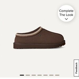 UGG Women's Dark Brown Cozy Slippers